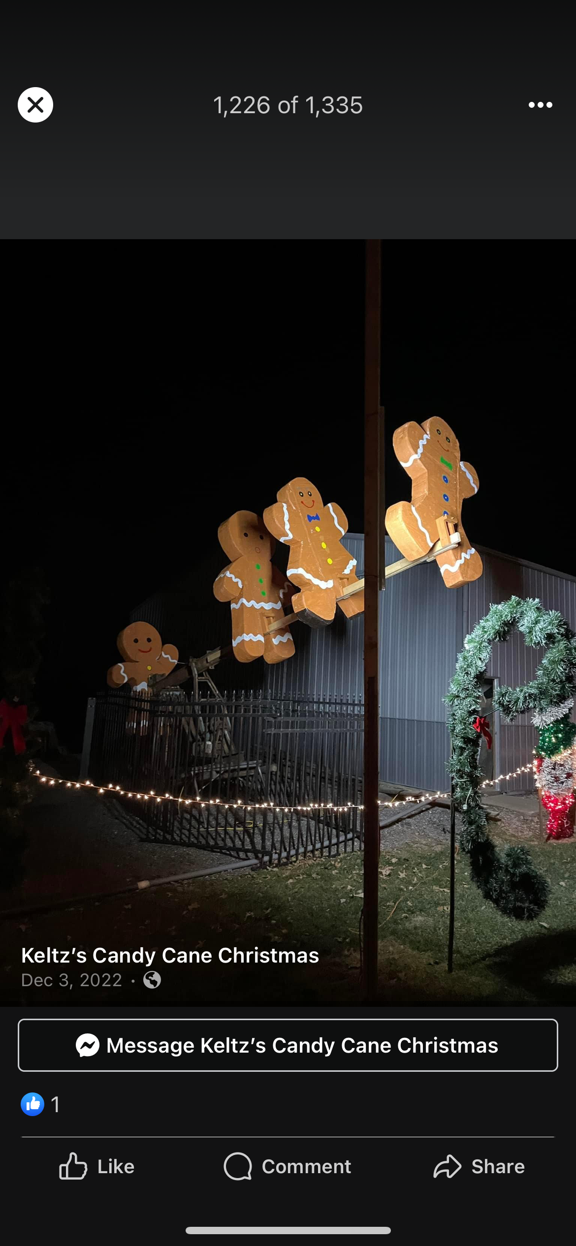 Keltz Candy Cane Christmas, Christmas lights in Rosedale, IN (photo 2)