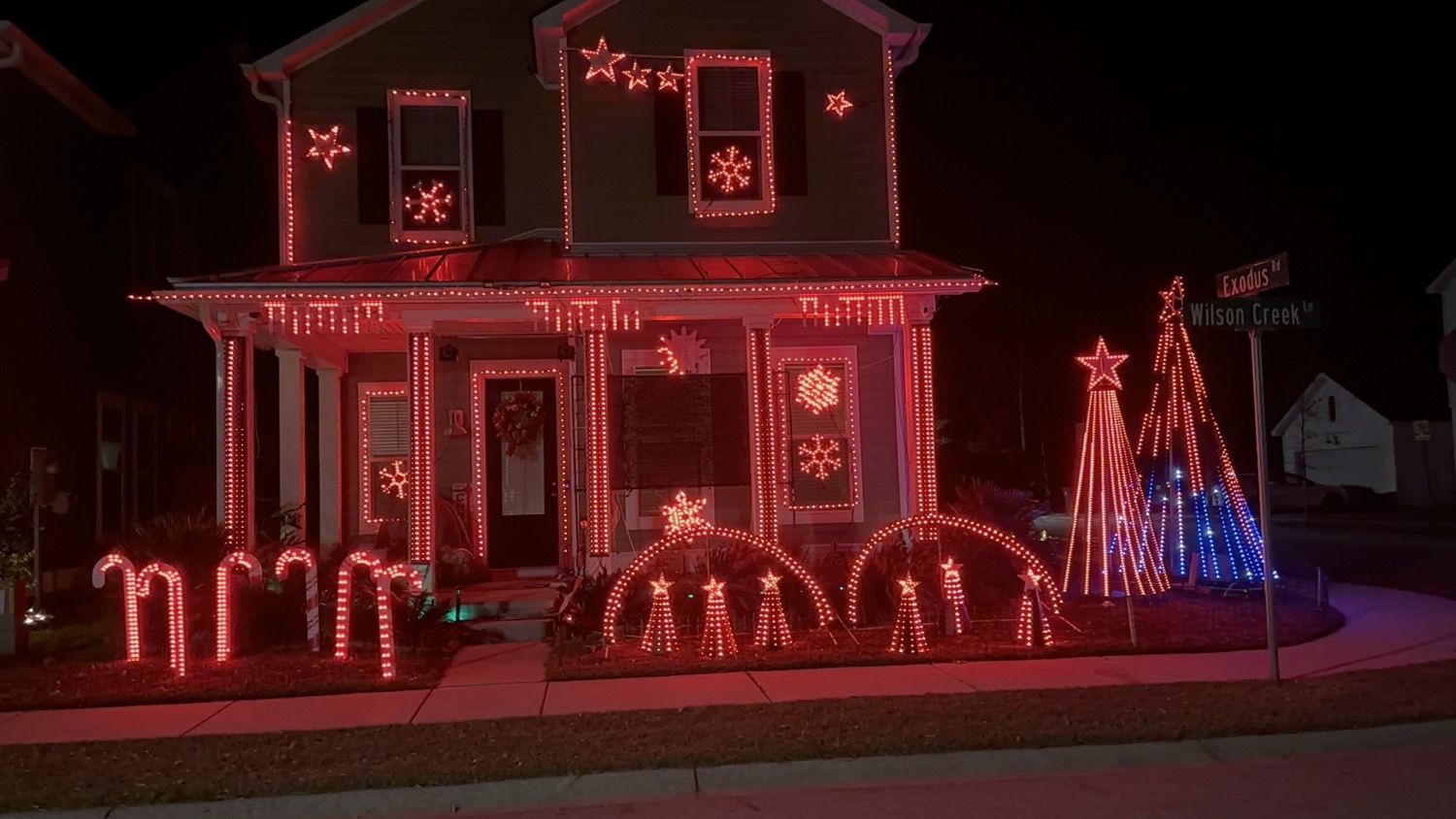 Spangenberg house, Christmas lights in Charleston, SC (photo 2)