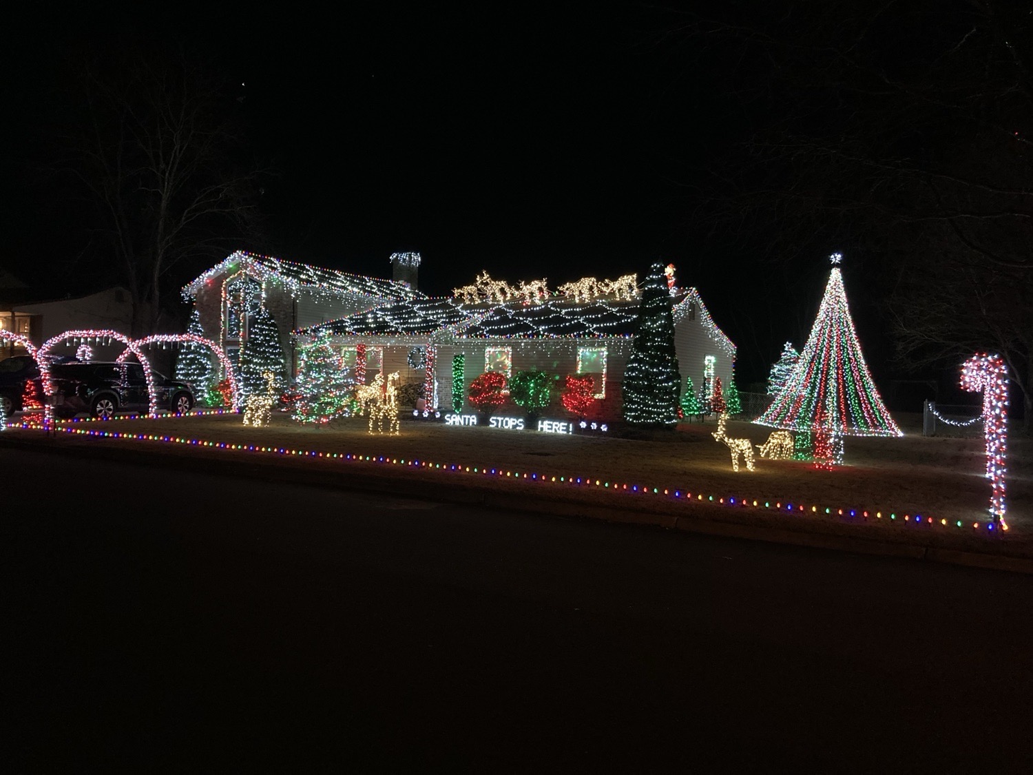 Cullens Candy cane forest, Christmas lights in Williamstown, NJ (photo 1)