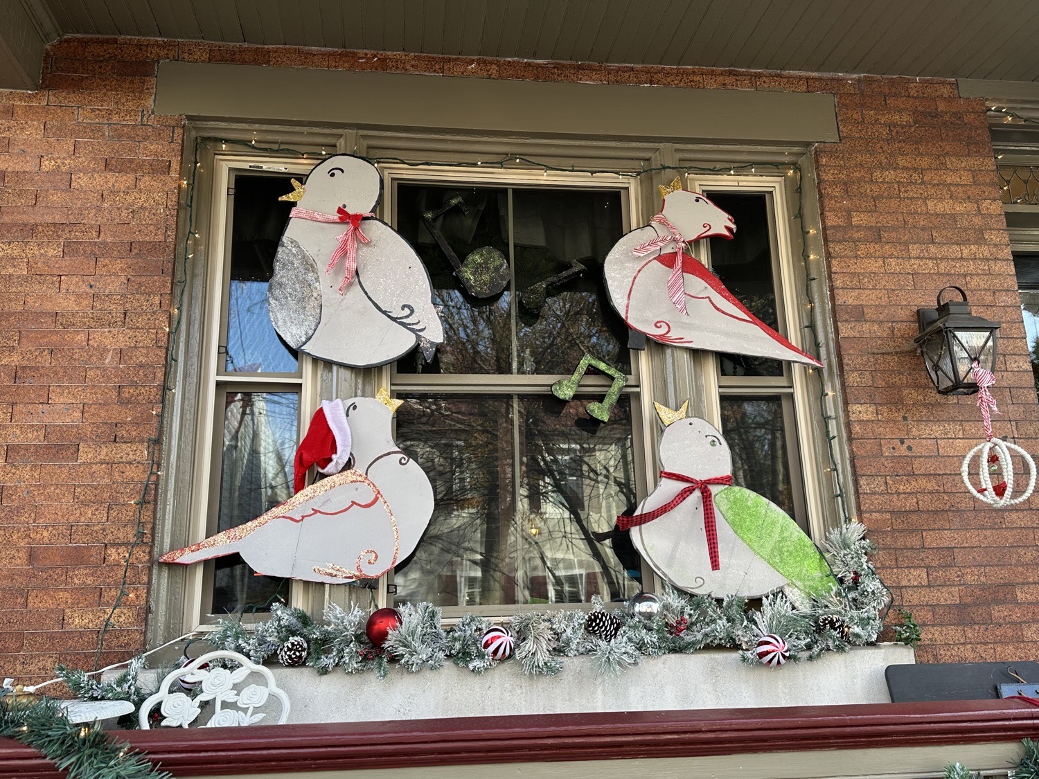 12 Days-4 Cawing Birds, Christmas lights in Bristol, PA (photo 1)