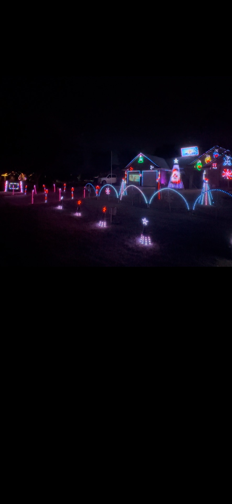 House on Mockingbird Lane, Christmas lights in Bridge City, TX (photo 1)