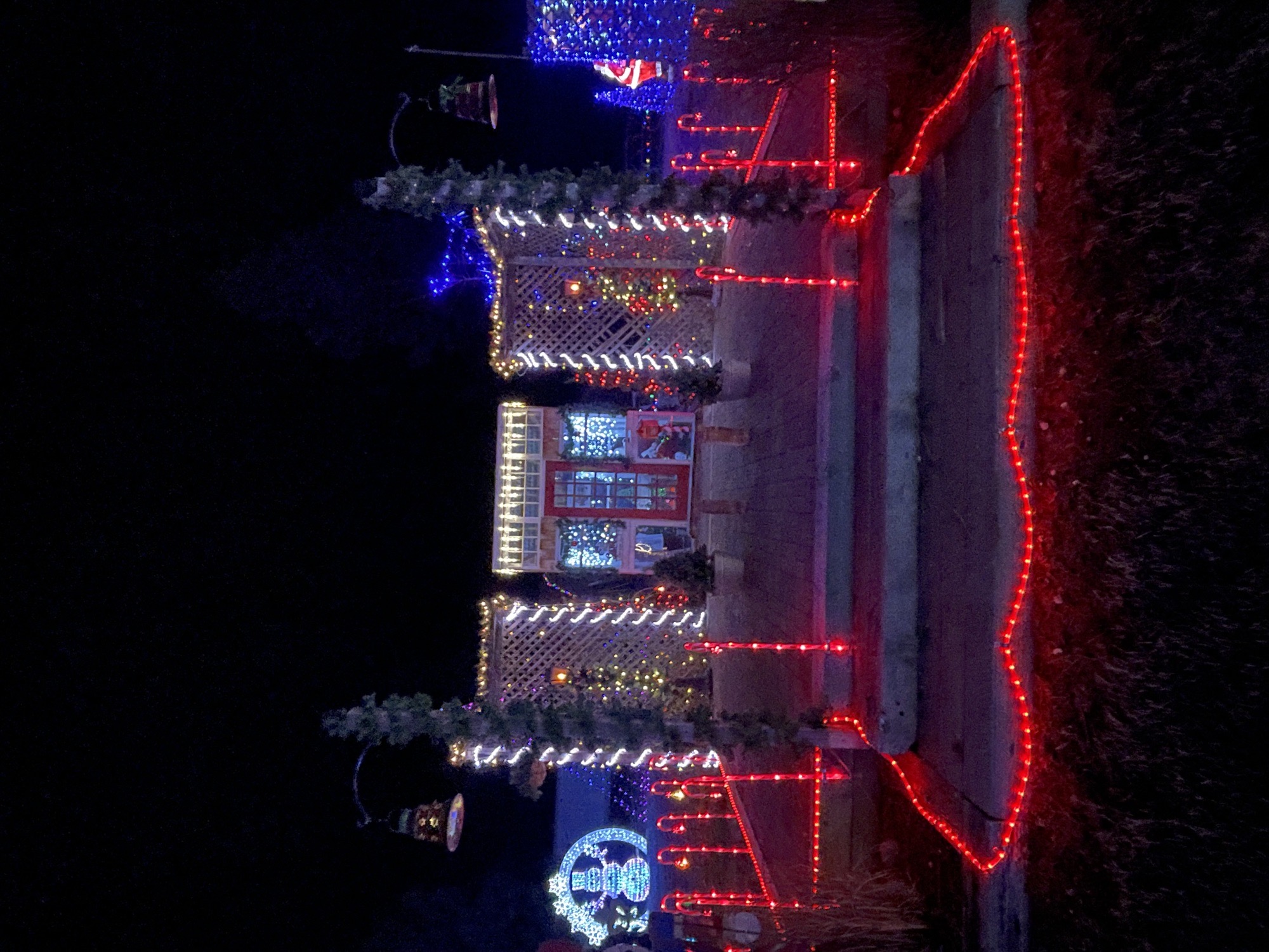 Hillside lights, Christmas lights in Stevensville, MT (photo 4)