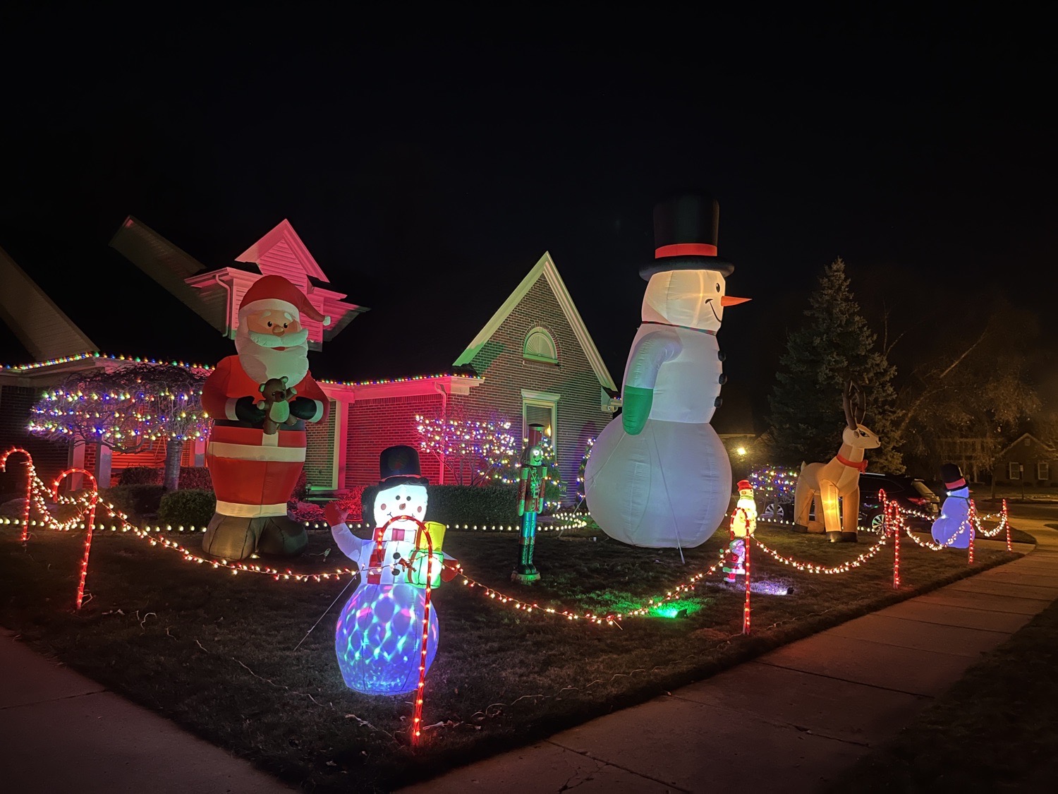 Christmas on Hunter Lane, Christmas lights in Flat Rock, MI (photo 3)