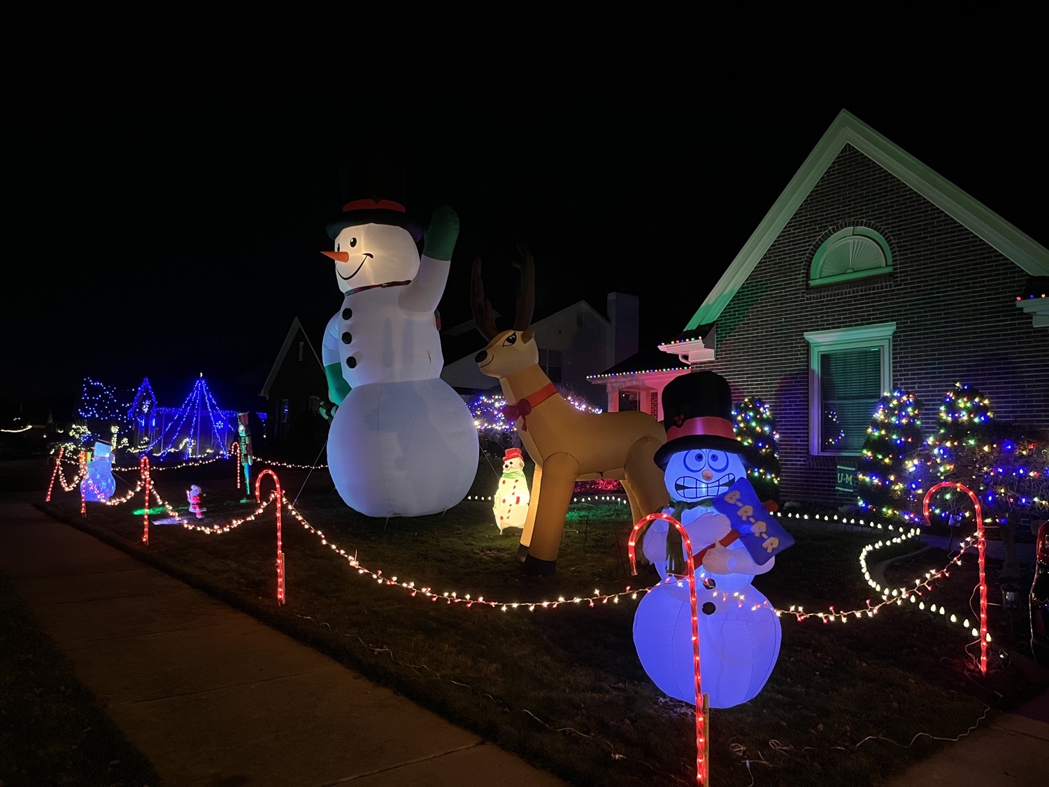 Christmas on Hunter Lane, Christmas lights in Flat Rock, MI (photo 5)