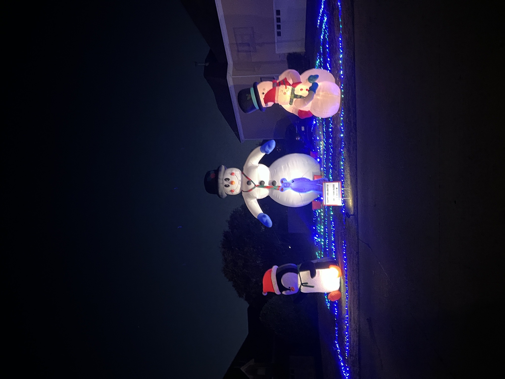 Lighte, Radio Station And Blowups, Christmas lights in Southlake, TX (photo 1)