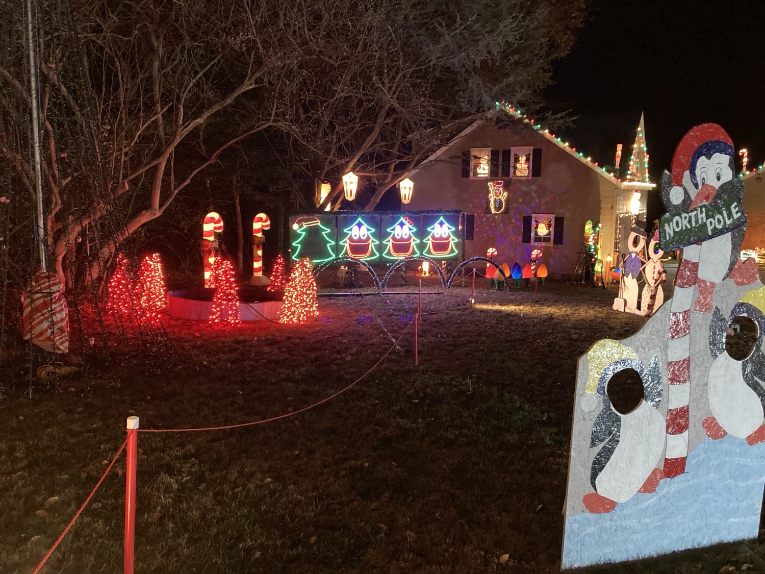 North Pole at Chadds Ford, Christmas lights in Chadds Ford, PA (photo 2)