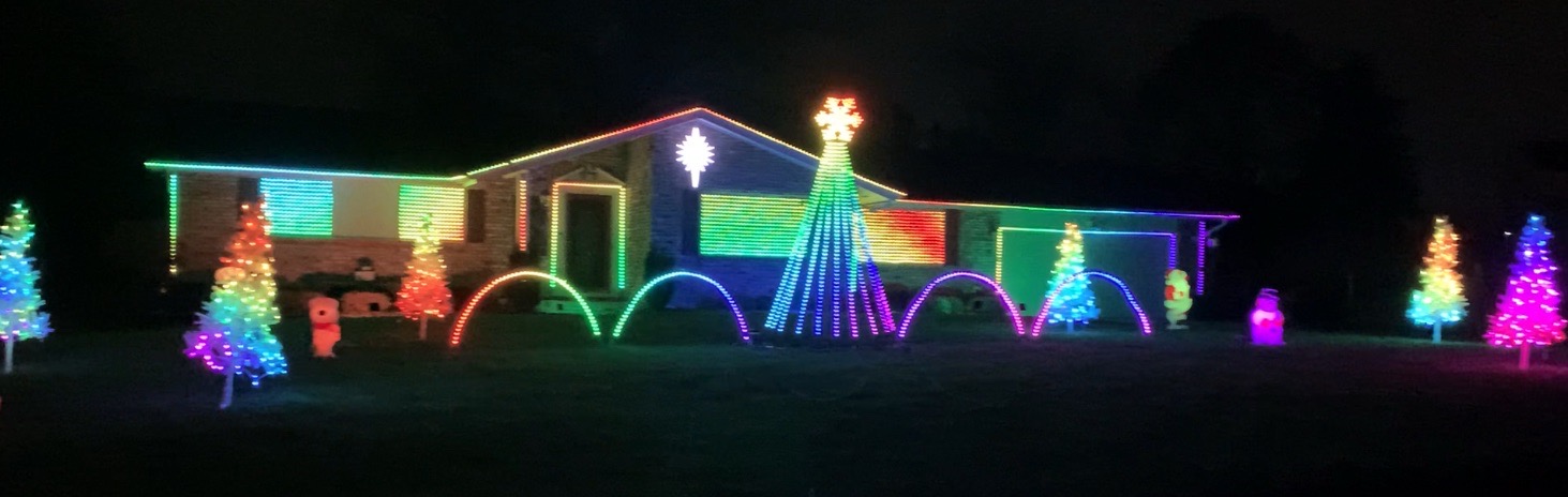 Lights on Wagon Wheel Lane, Christmas lights in Grand Blanc, MI (photo 1)