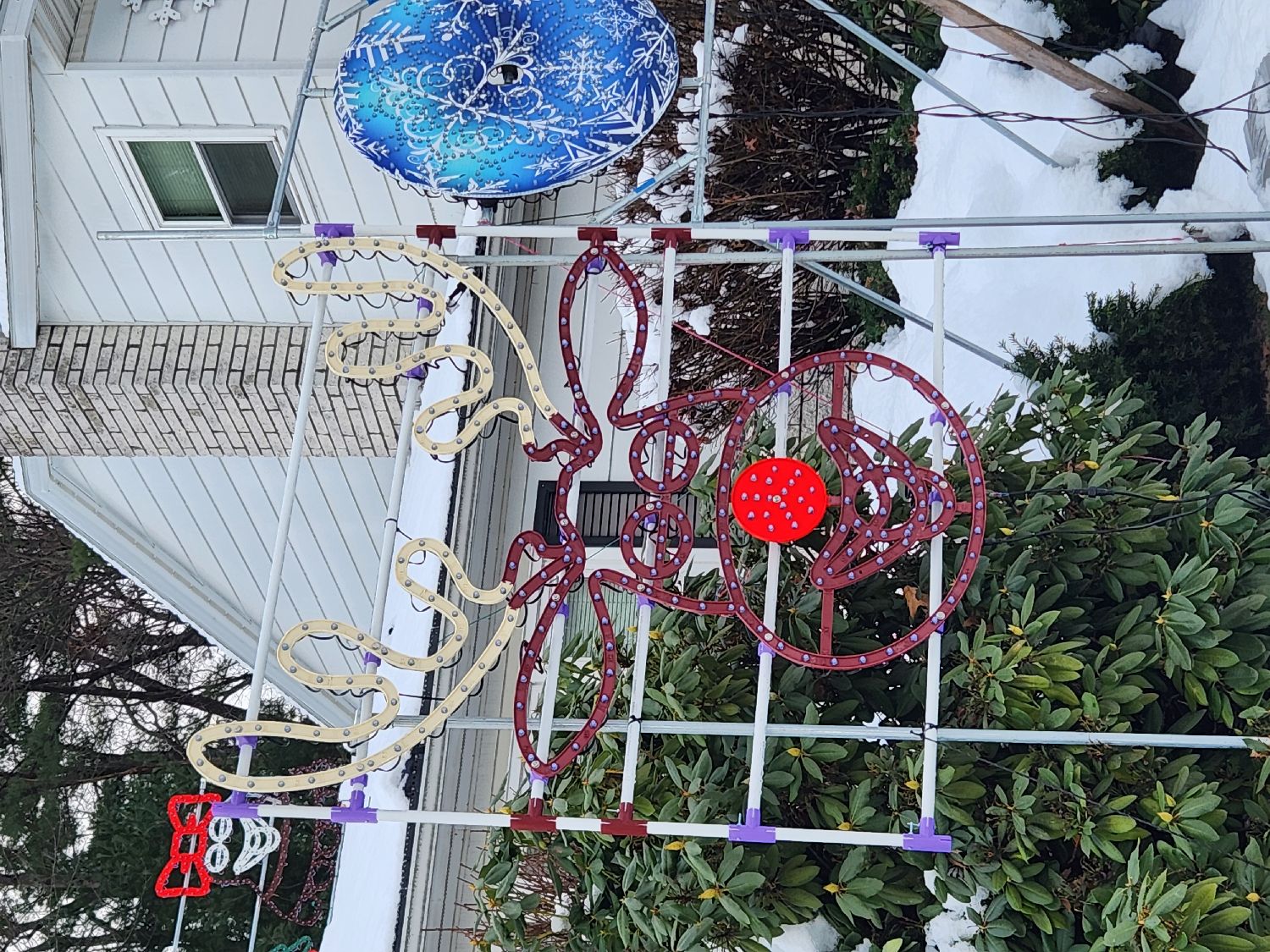 LightingUpHunger, Christmas lights in Clifton Park, NY (photo 3)