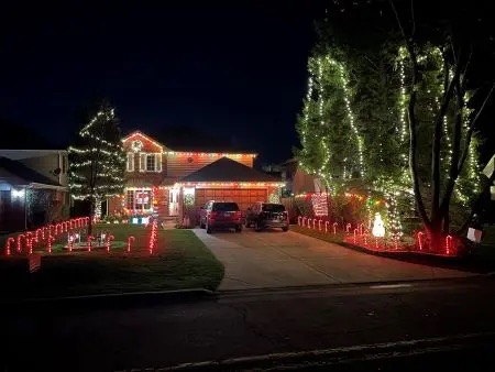 Candy Cane Haven, Christmas lights in Northfield, IL (photo 1)