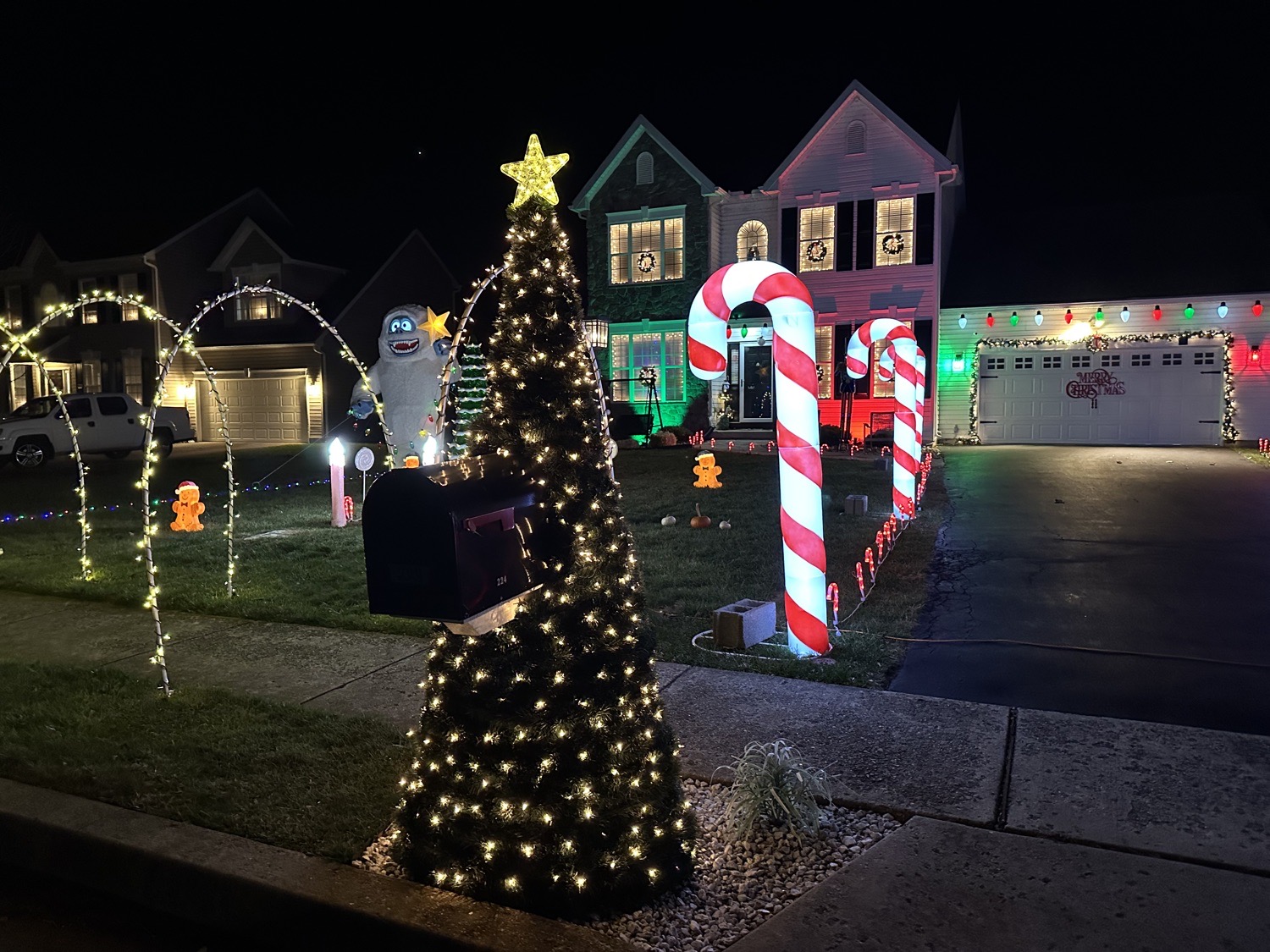 Giant inflatables, Christmas lights in Downingtown, PA (photo 3)
