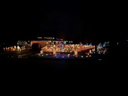 Blow Mold Heaven, Christmas lights in Orland Park, IL (photo 1)