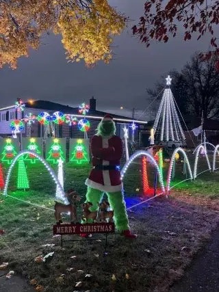 Eagle Extravaganza, Christmas lights in Palatine, IL (photo 1)