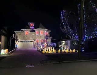 The Nativity, Christmas lights in Naperville, IL (photo 1)
