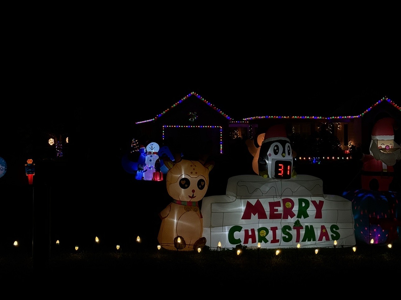 Hardison Church Road, Christmas lights in Byron, GA (photo 1)