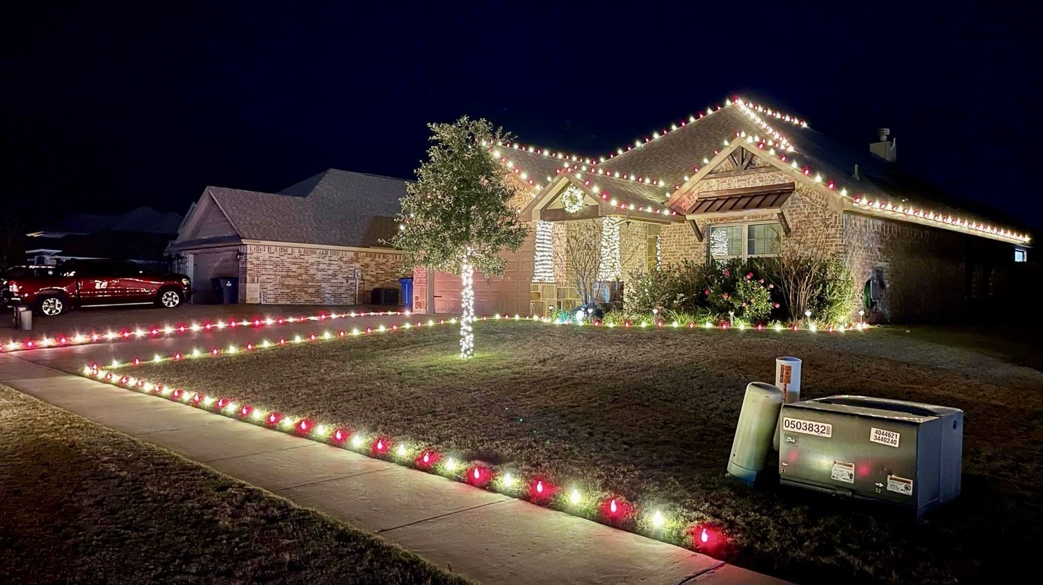 Promontory Point’s Peppermint Porch, Christmas lights in Ennis, TX (photo 1)