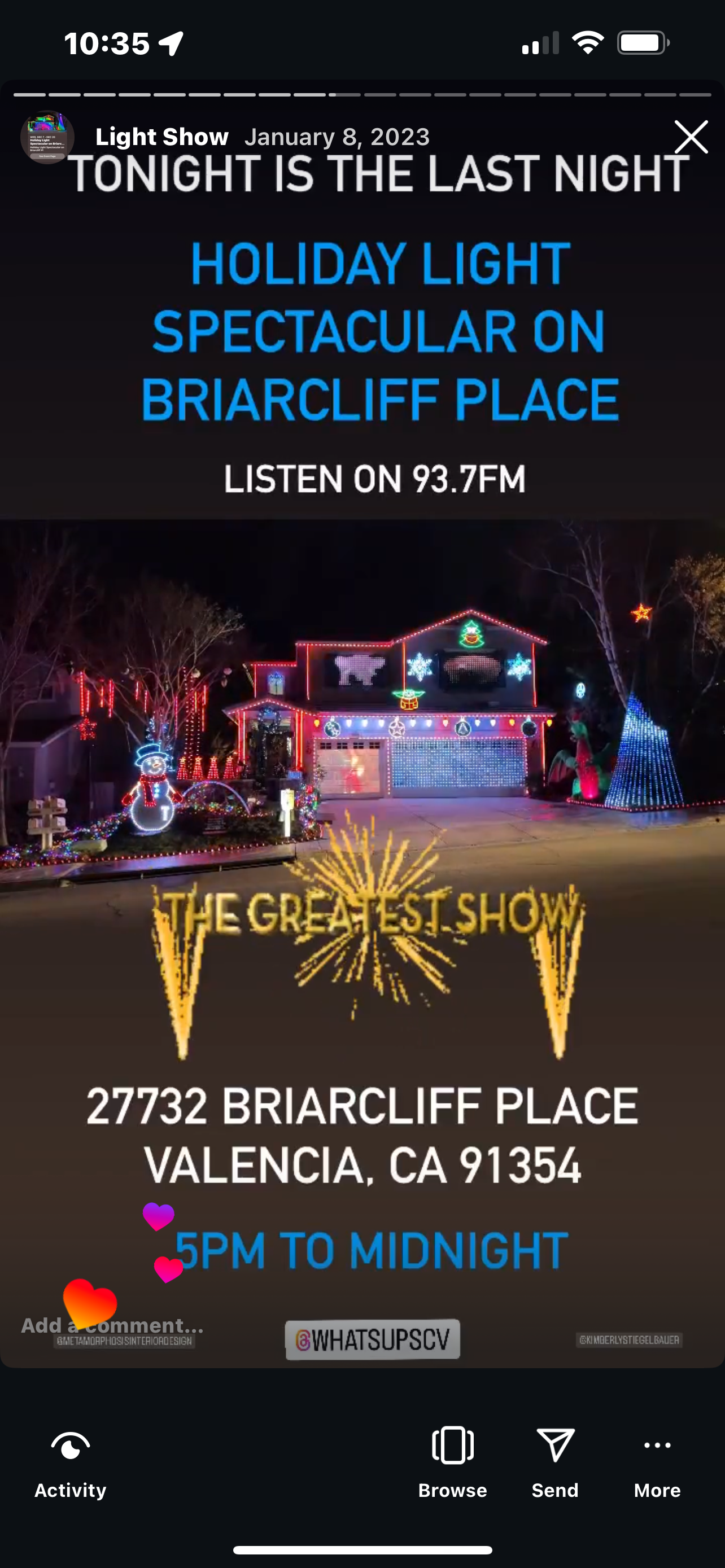 Holiday Light Spectacular On Briarcliff Place, Christmas lights in Valencia, CA (photo 5)