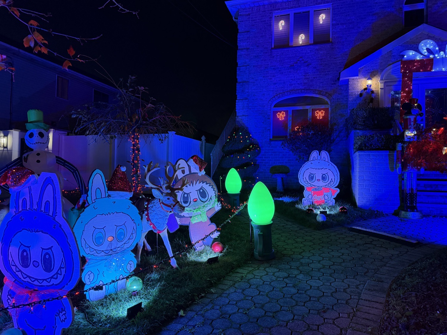 Labubu Holiday Display, Christmas lights in Staten Island, NY (photo 2)