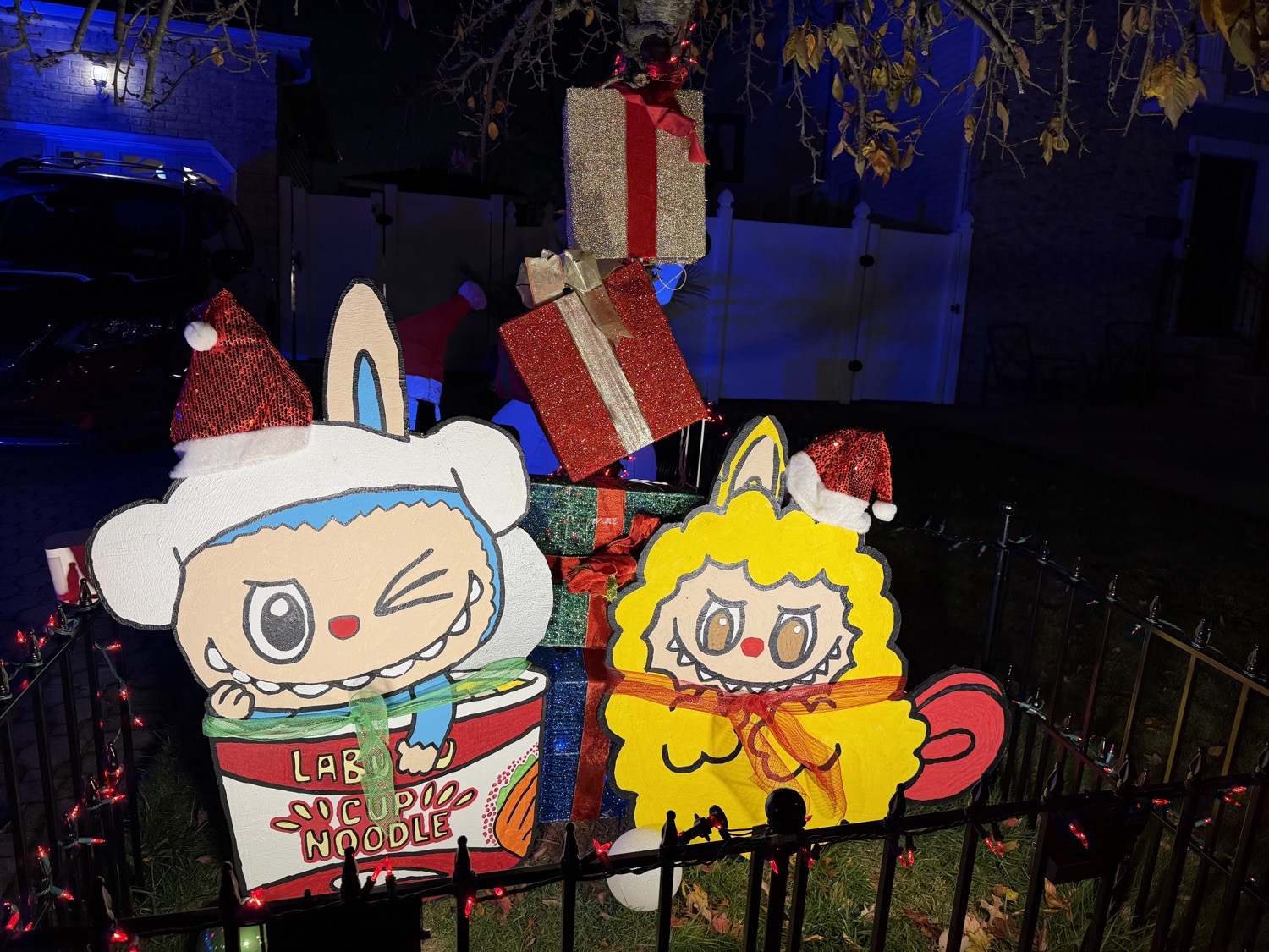 Labubu Holiday Display, Christmas lights in Staten Island, NY (photo 4)