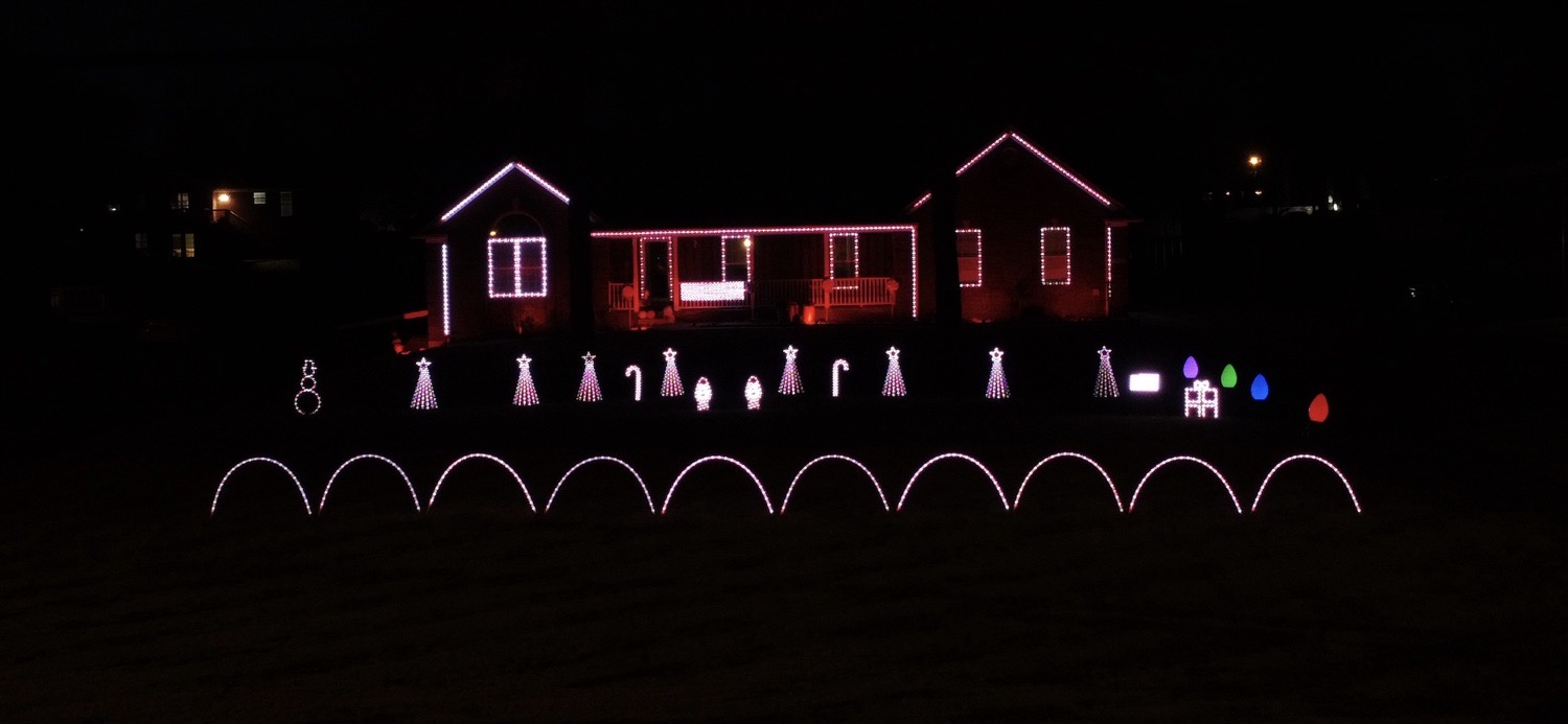 East Hebron lights, Christmas lights in Shepherdsville, KY (photo 1)