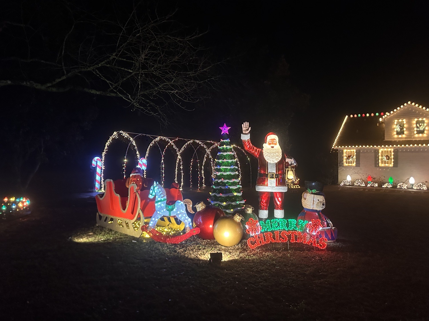 Lake House, Christmas lights in Bells, TN (photo 3)