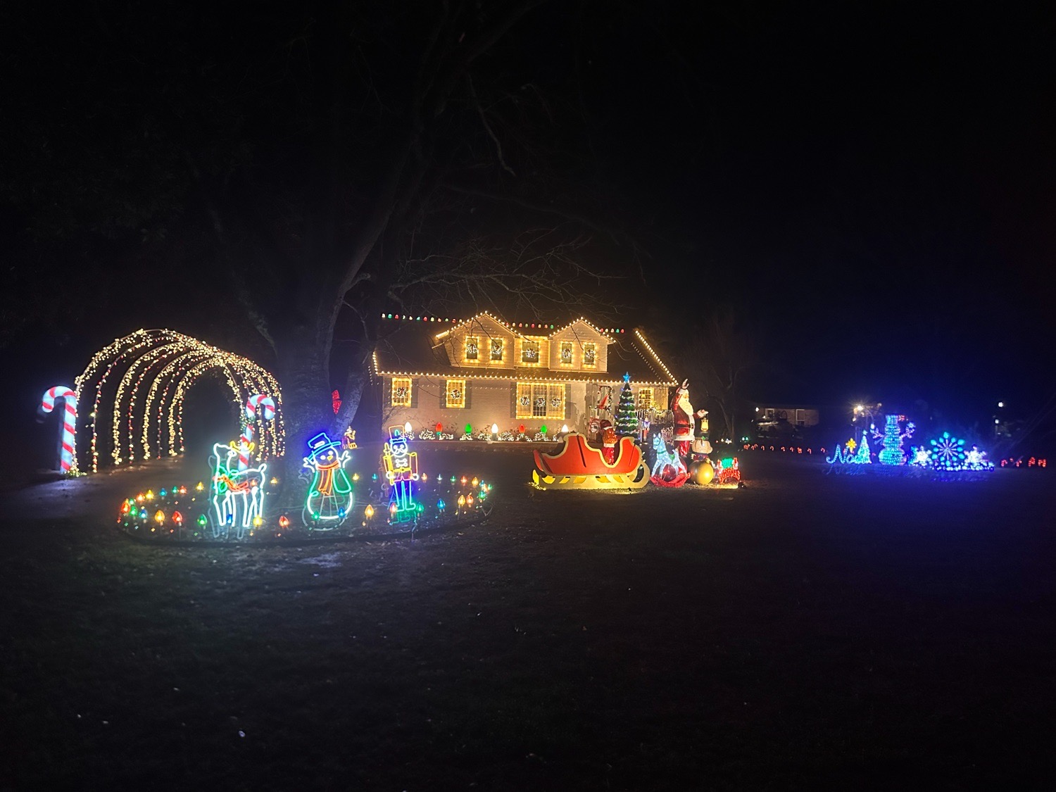 Lake House, Christmas lights in Bells, TN (photo 1)