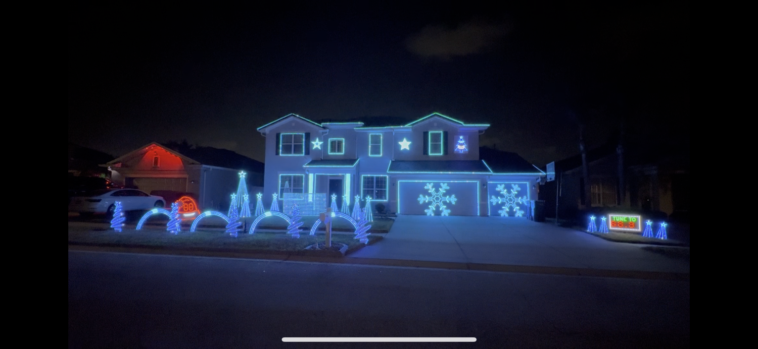 Fowler Family Lights, Christmas lights in Riverview, FL (photo 2)