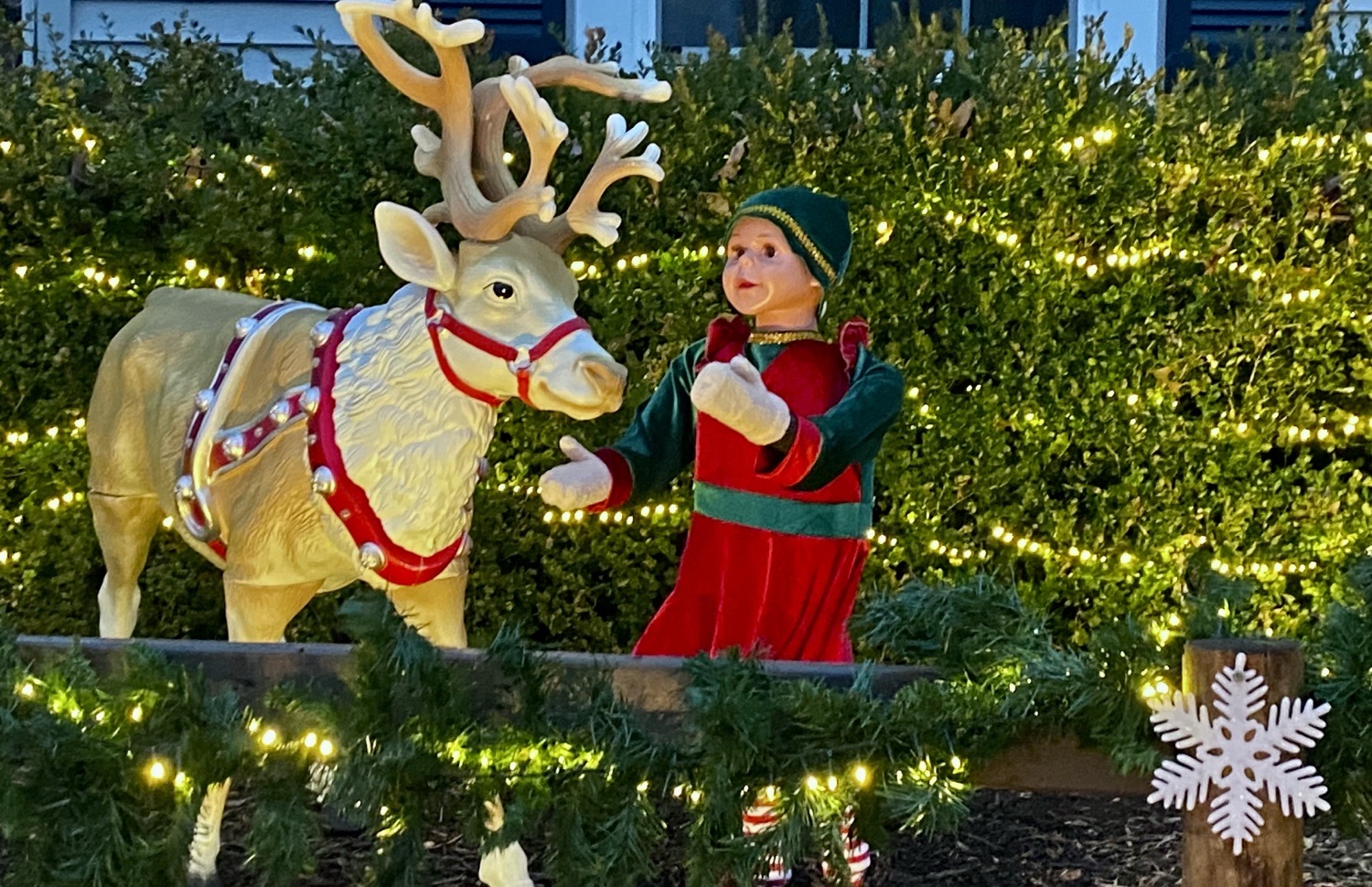 Santa’s Reindeer Corral, Christmas lights in Bay Village, OH (photo 3)