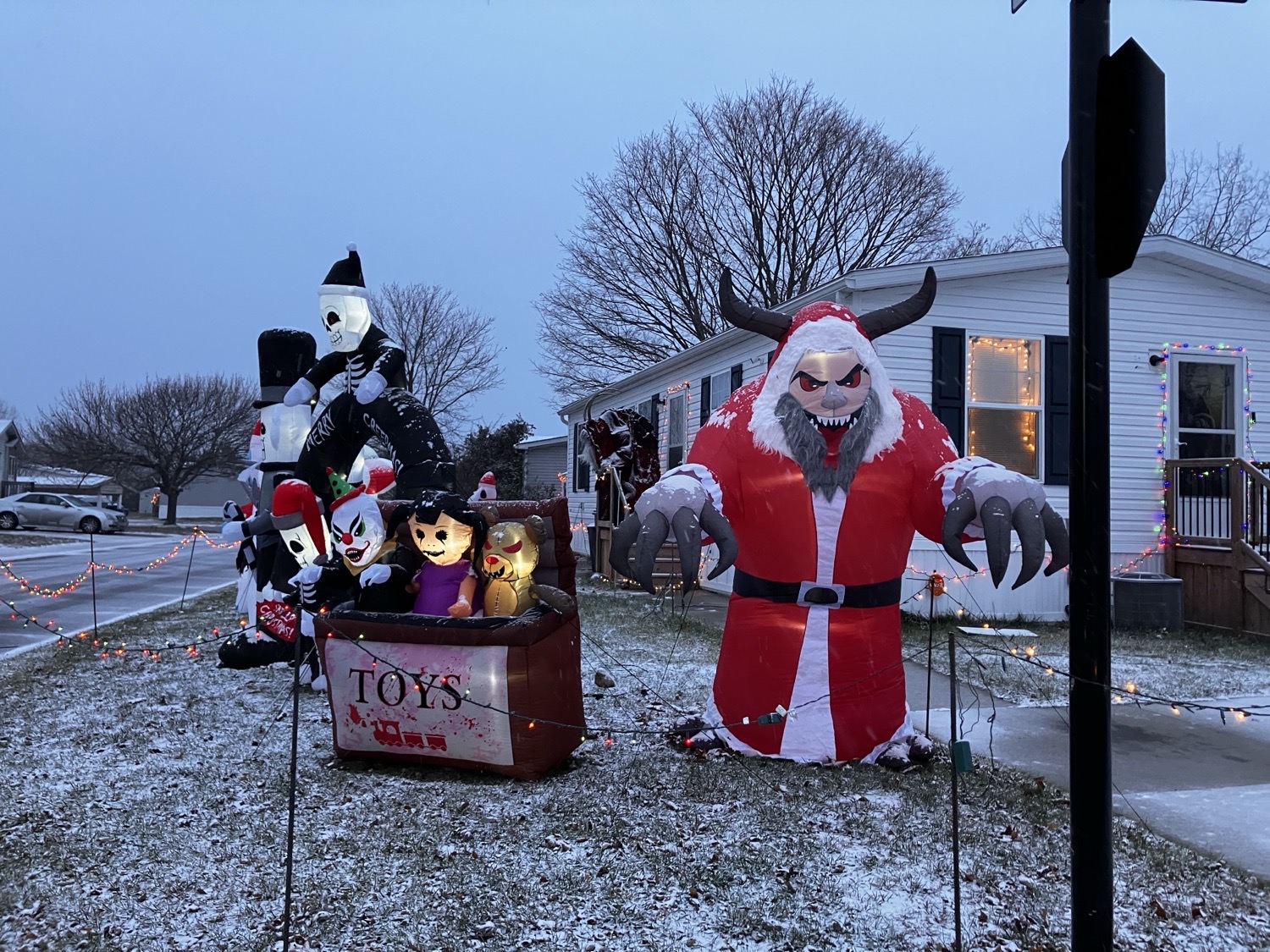 A Creepy Krampus Christmas, Christmas lights in Auburn Hills, MI (photo 1)