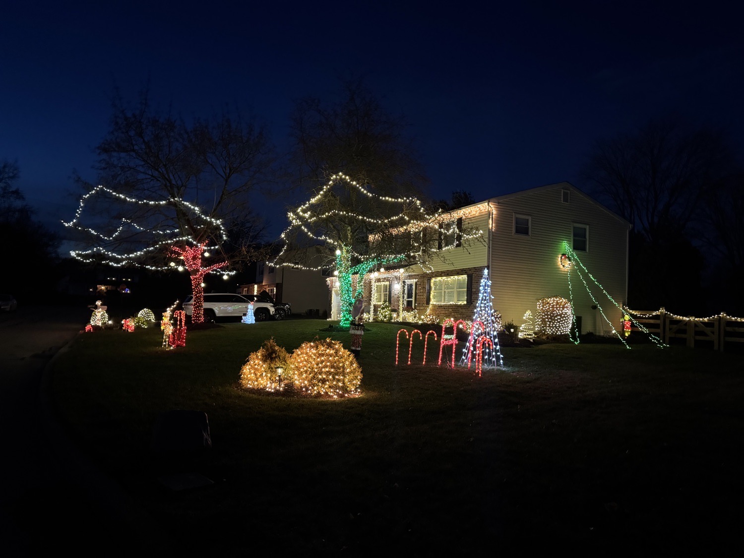 Horseshoe Holidays, Christmas lights in Blue Bell, PA (photo 2)