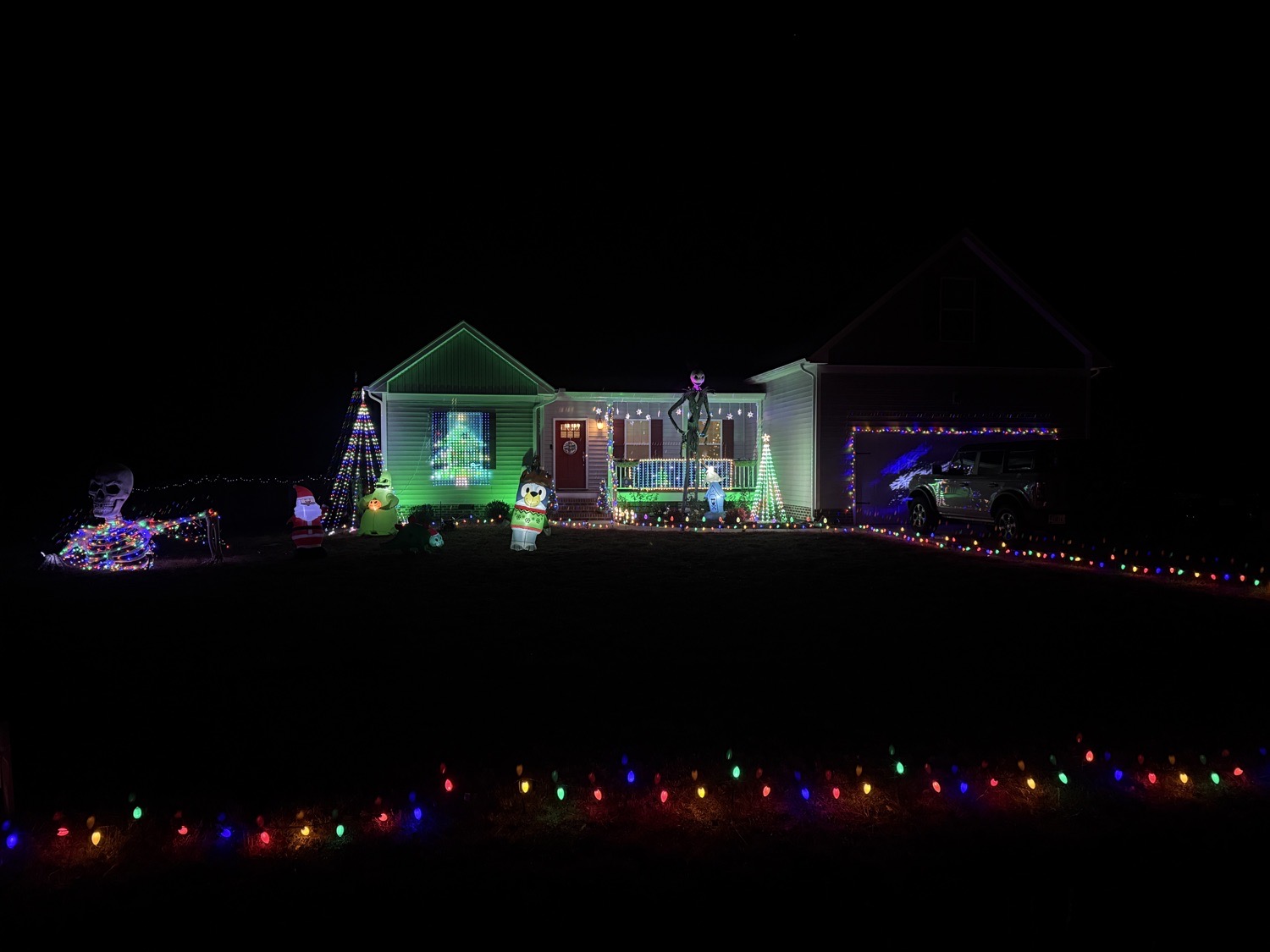 Sandy Creek House, Christmas lights in Franklin, VA (photo 2)