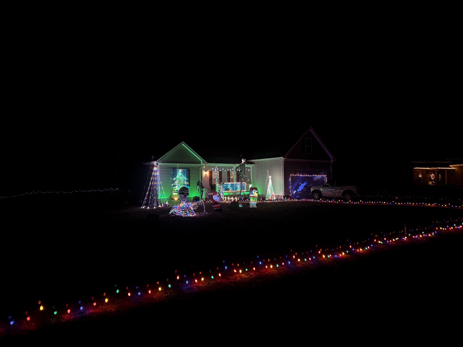 Sandy Creek House, Christmas lights in Franklin, VA (photo 3)