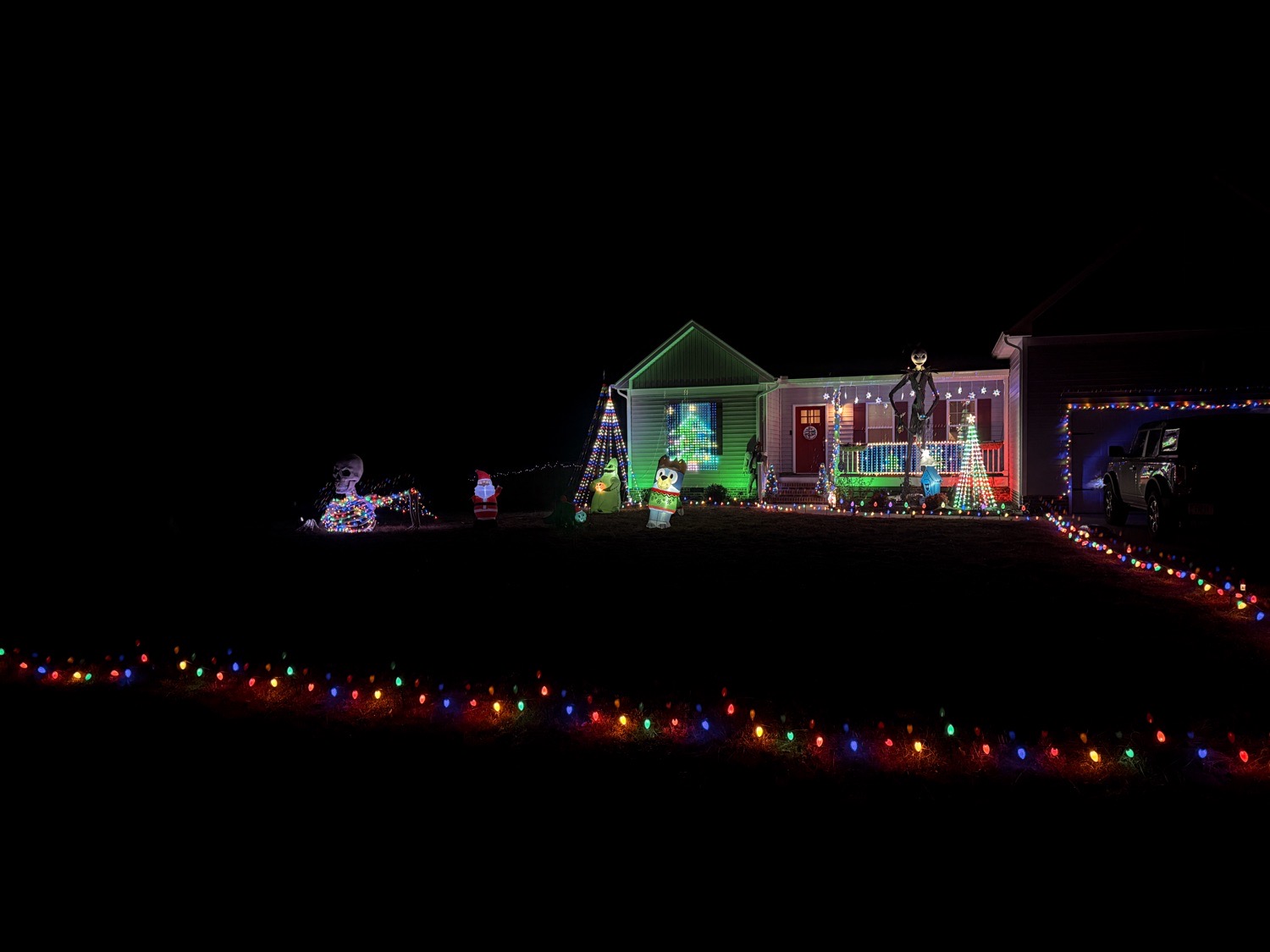 Sandy Creek House, Christmas lights in Franklin, VA (photo 4)