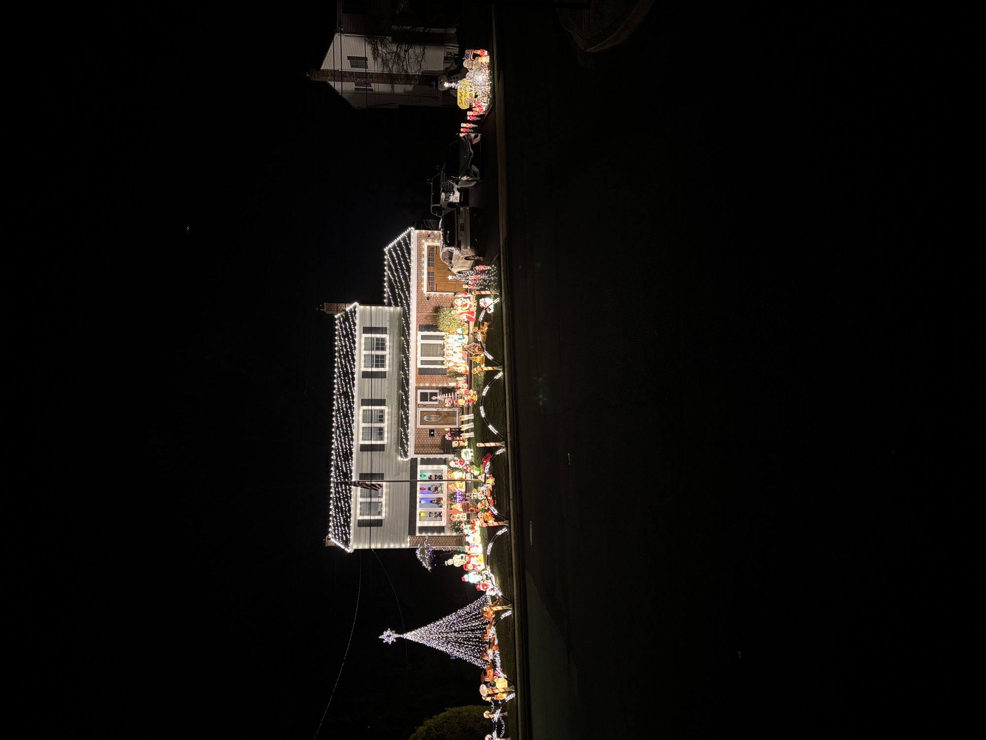 Krupiak’s, Christmas lights in Aston, PA (photo 1)