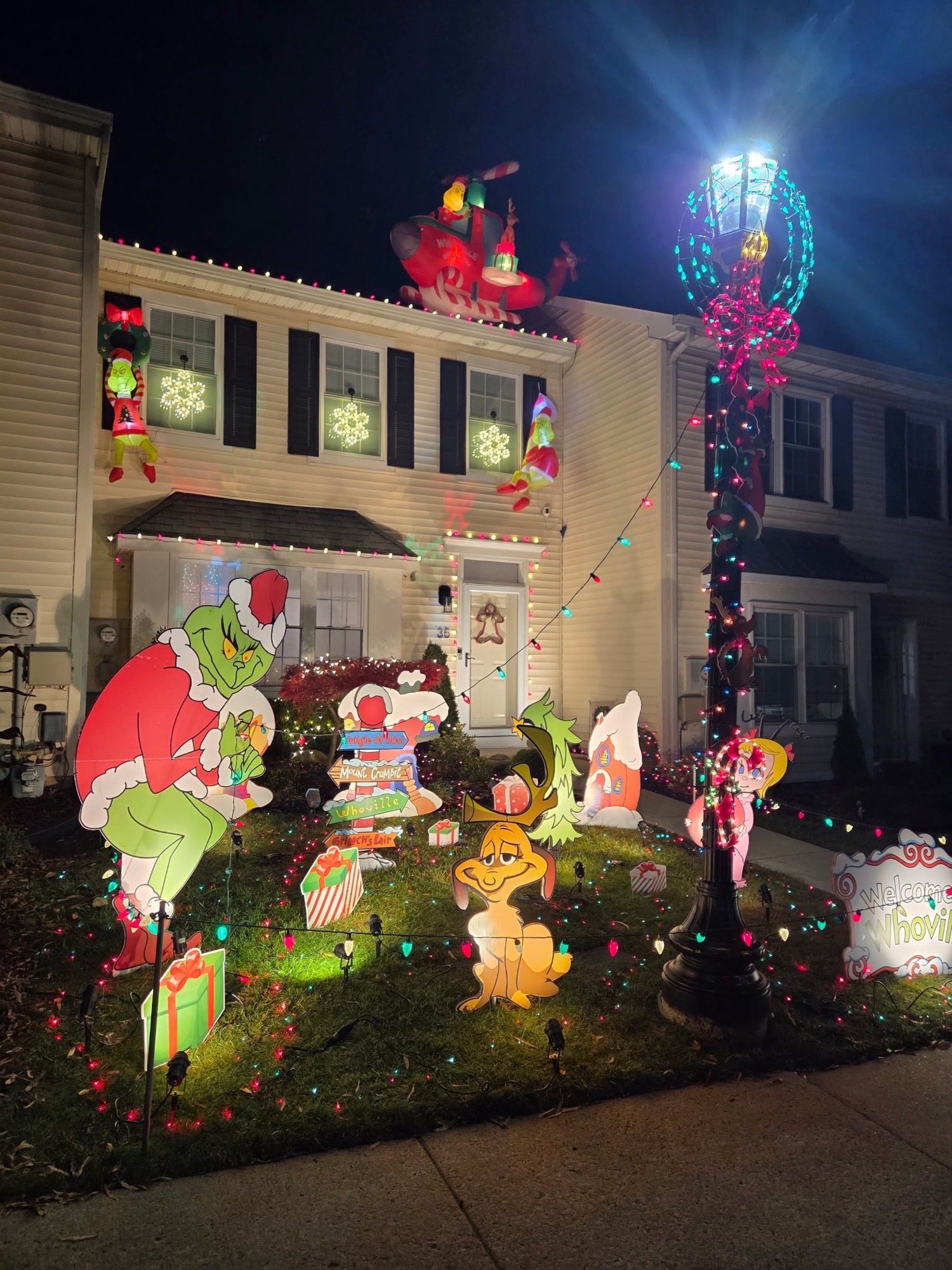 Welcome to Whoville on Liberty Drive, Christmas lights in Langhorne, PA (photo 1)