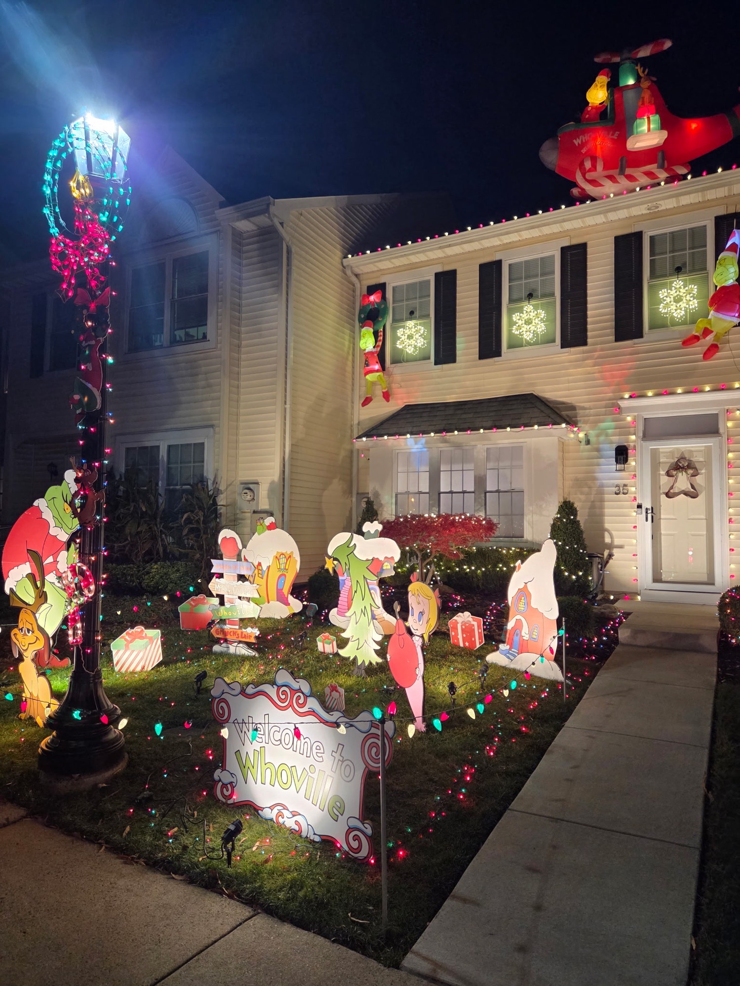 Welcome to Whoville on Liberty Drive, Christmas lights in Langhorne, PA (photo 2)