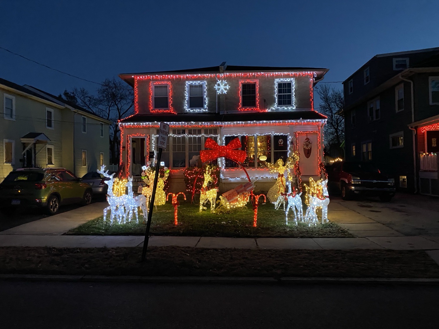 Merry Christmas, Christmas lights in Prospect Park, PA (photo 2)