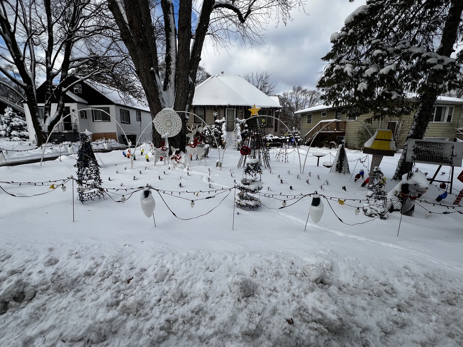 Friedrich family Light Show, Christmas lights in Round Lake Beach, IL (photo 4)