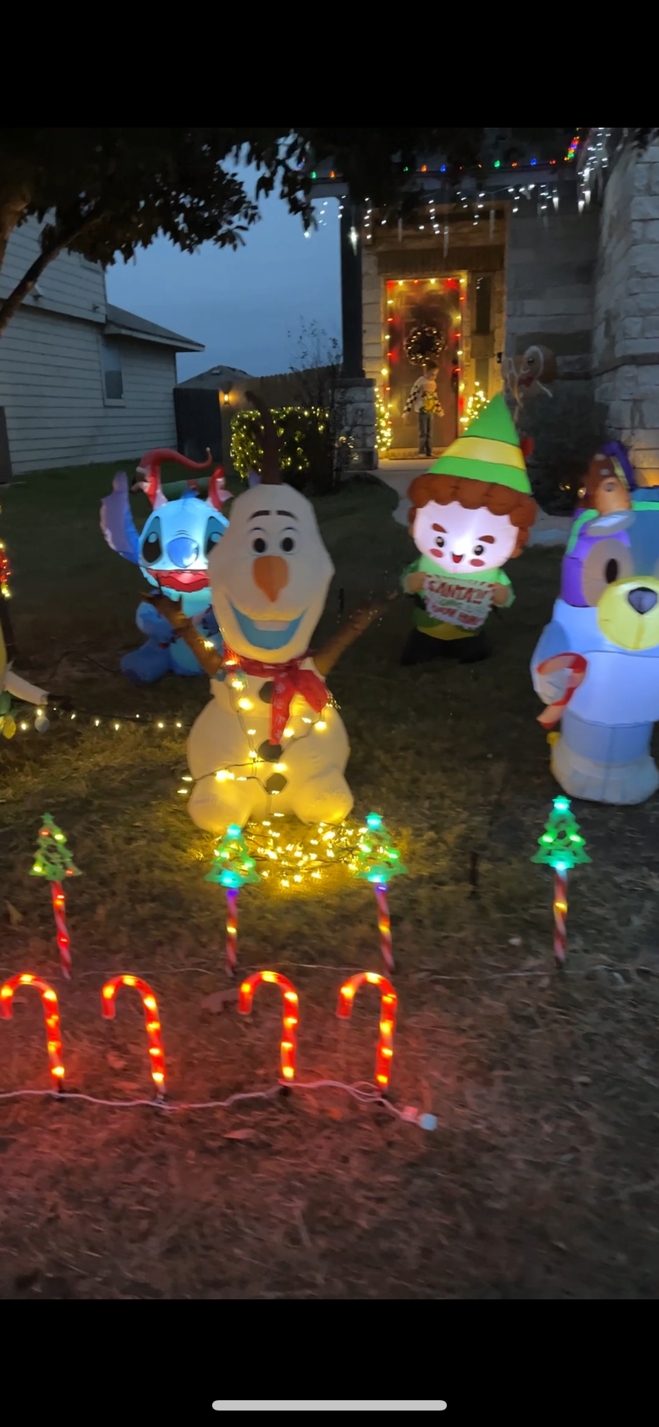 Candy cane Cove, Christmas lights in Hutto, TX (photo 1)