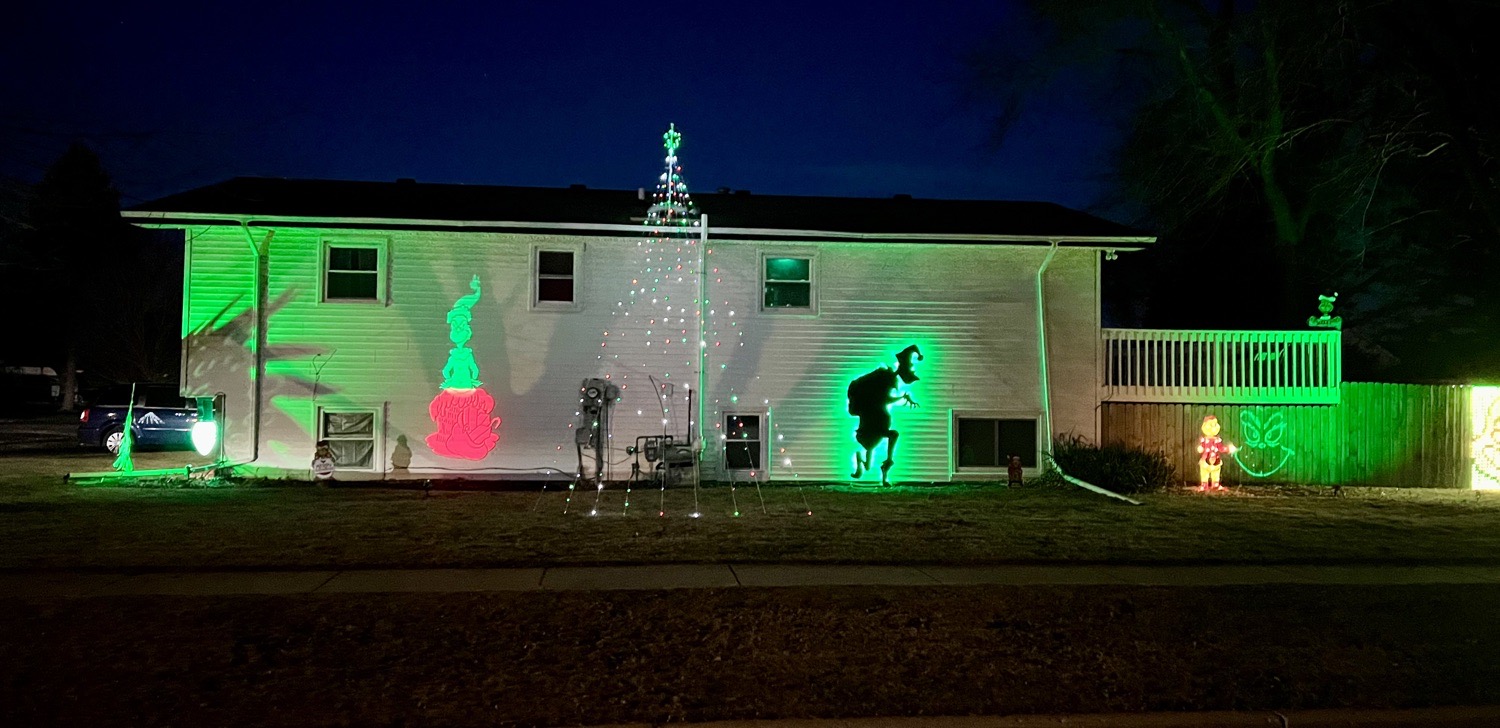 Grinch House, Christmas lights in Elkhorn, WI (photo 3)