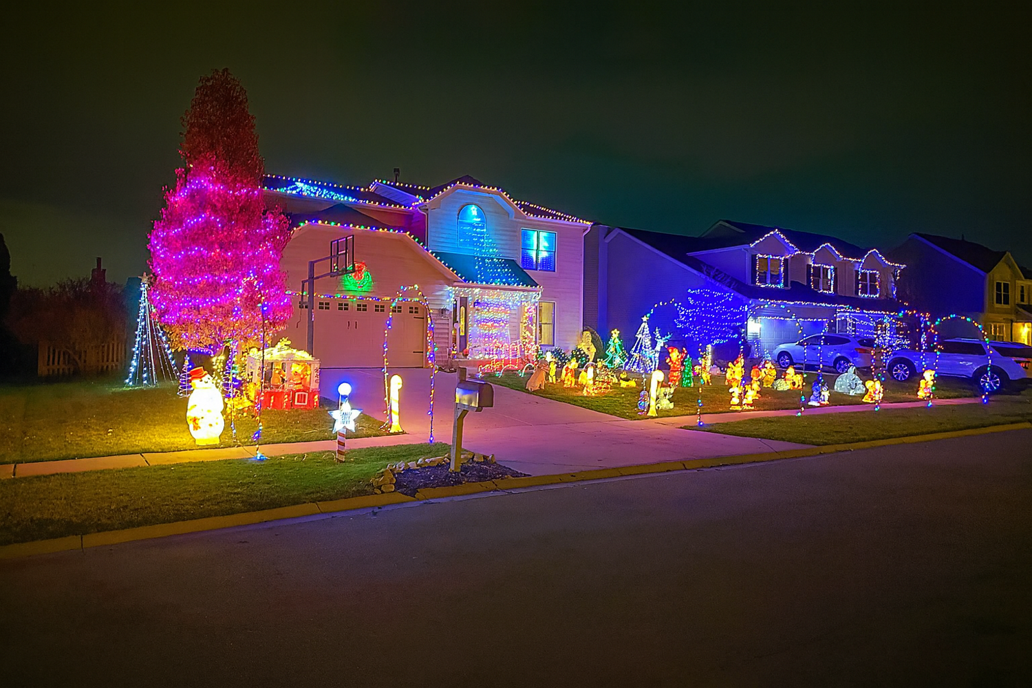 Palumbo Family House, Christmas lights in Plainfield, IL (photo 1)