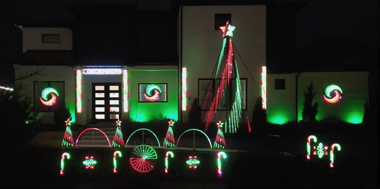 Abraham Family Lights, Christmas lights in Fort Worth, TX (photo 1)