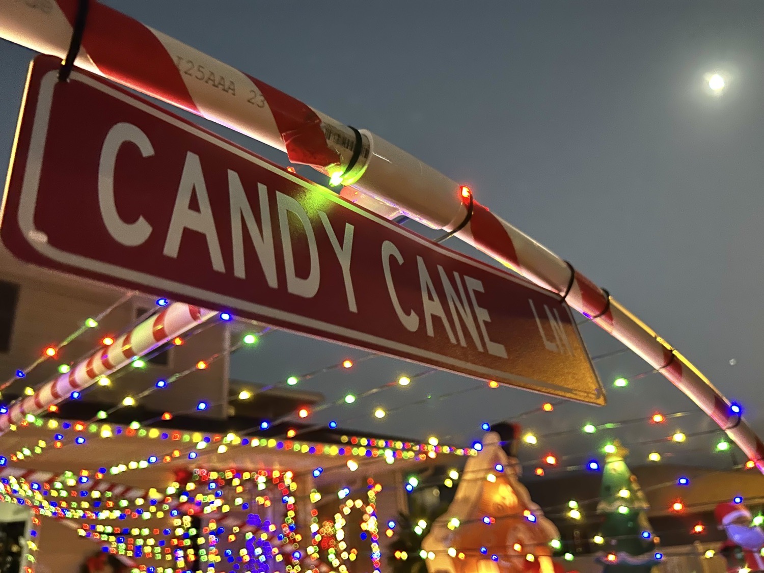 Candy Cane LN, Christmas lights in Pearl City, HI (photo 1)