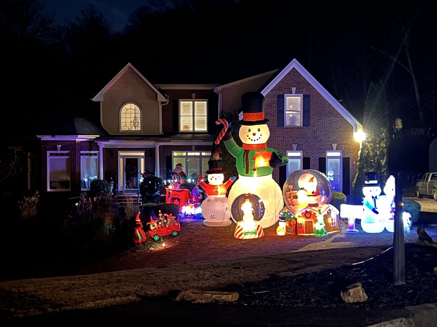 Cooper’s Christmas Creation, Christmas lights in Flowery Branch, GA (photo 1)