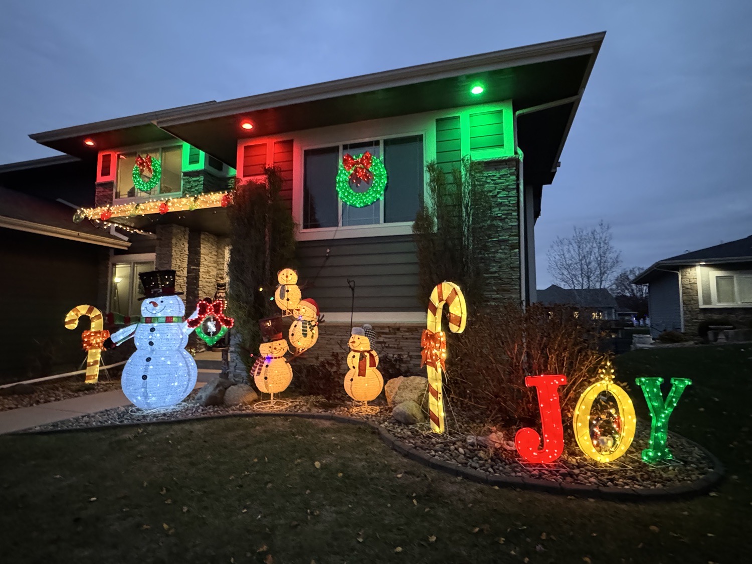 A Very Merry Christmas House, Christmas lights in Polk City, IA (photo 2)