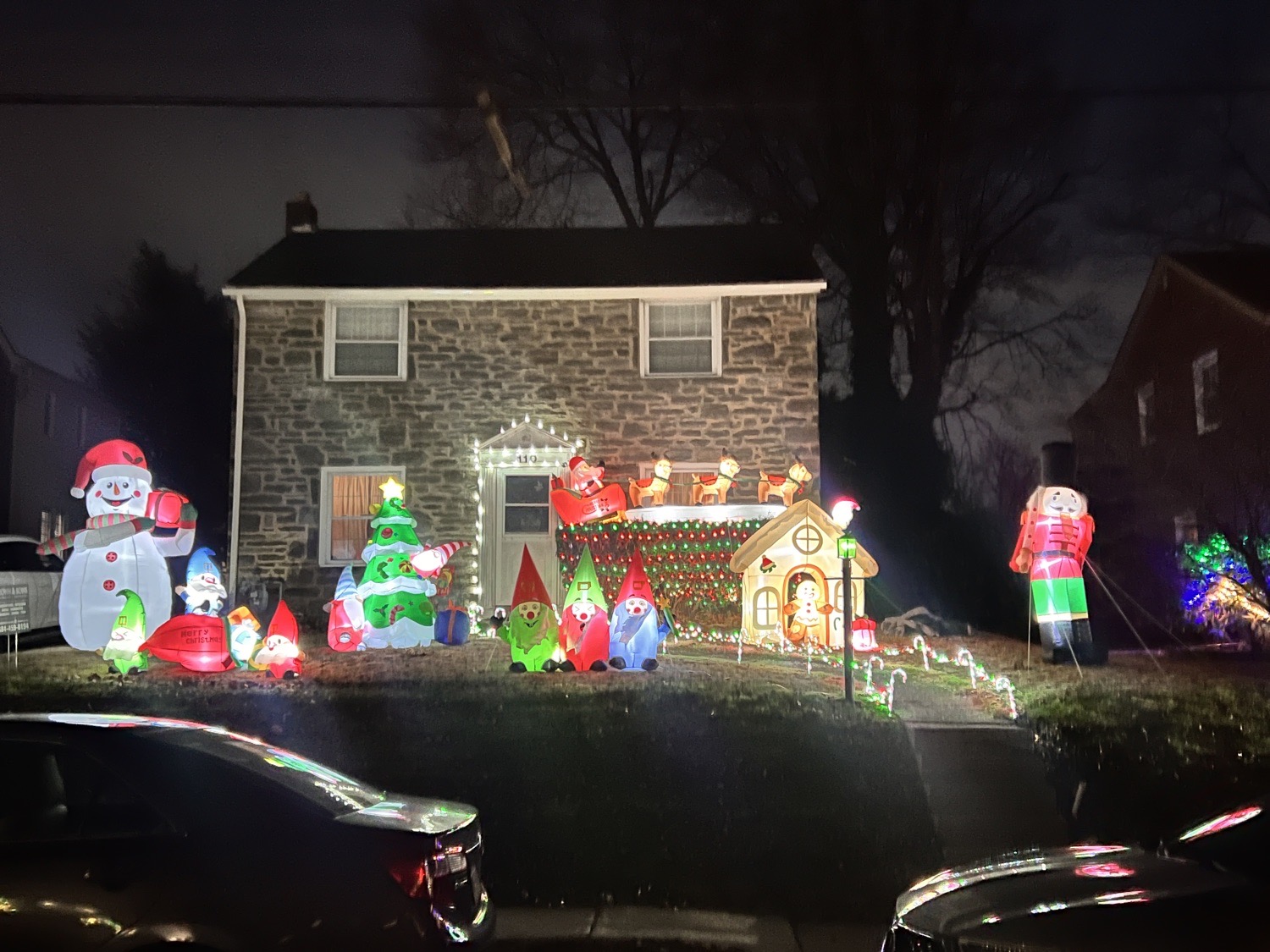 Rolling With My Gnomies On Candy Cane Lane., Christmas lights in Springfield, PA (photo 1)