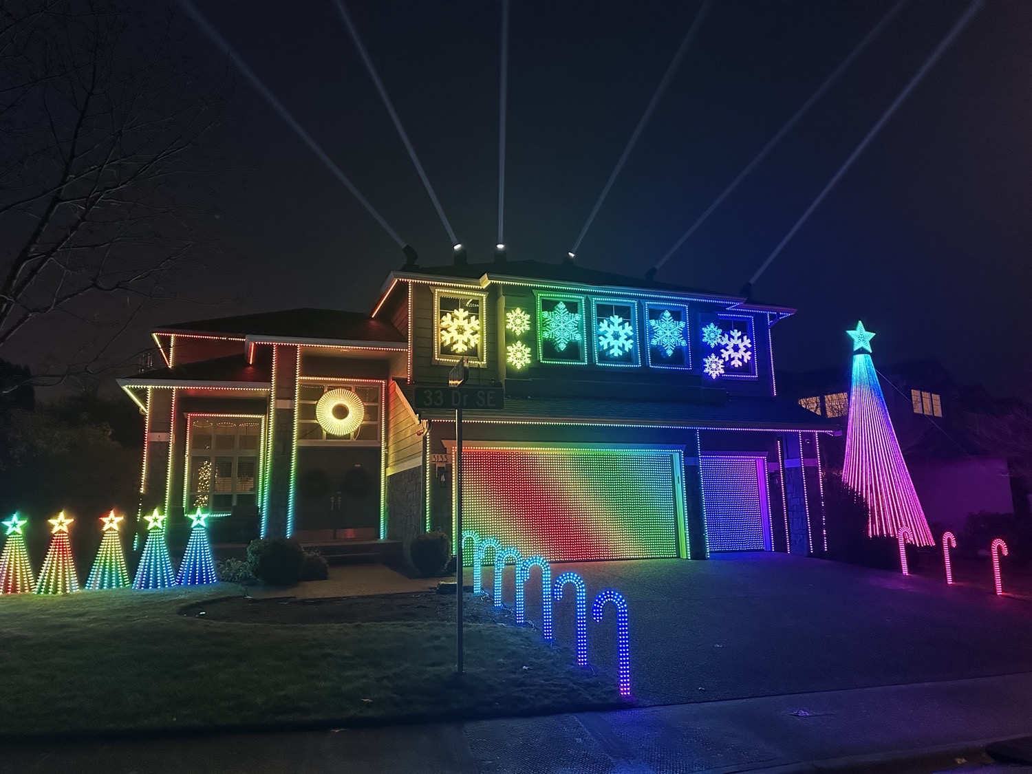 Schandl Family Lights, Christmas lights in Bothell, WA (photo 1)