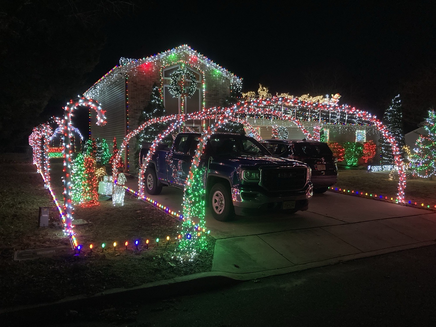 Cullens Candy cane forest, Christmas lights in Williamstown, NJ (photo 4)