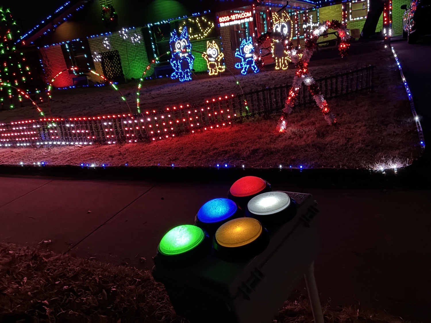 5003-18th, Christmas lights in Lubbock, TX (photo 2)