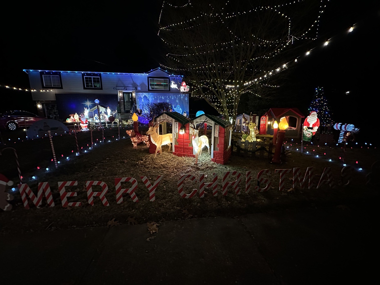 Candy Cane lane, Christmas lights in Hainesport, NJ (photo 2)