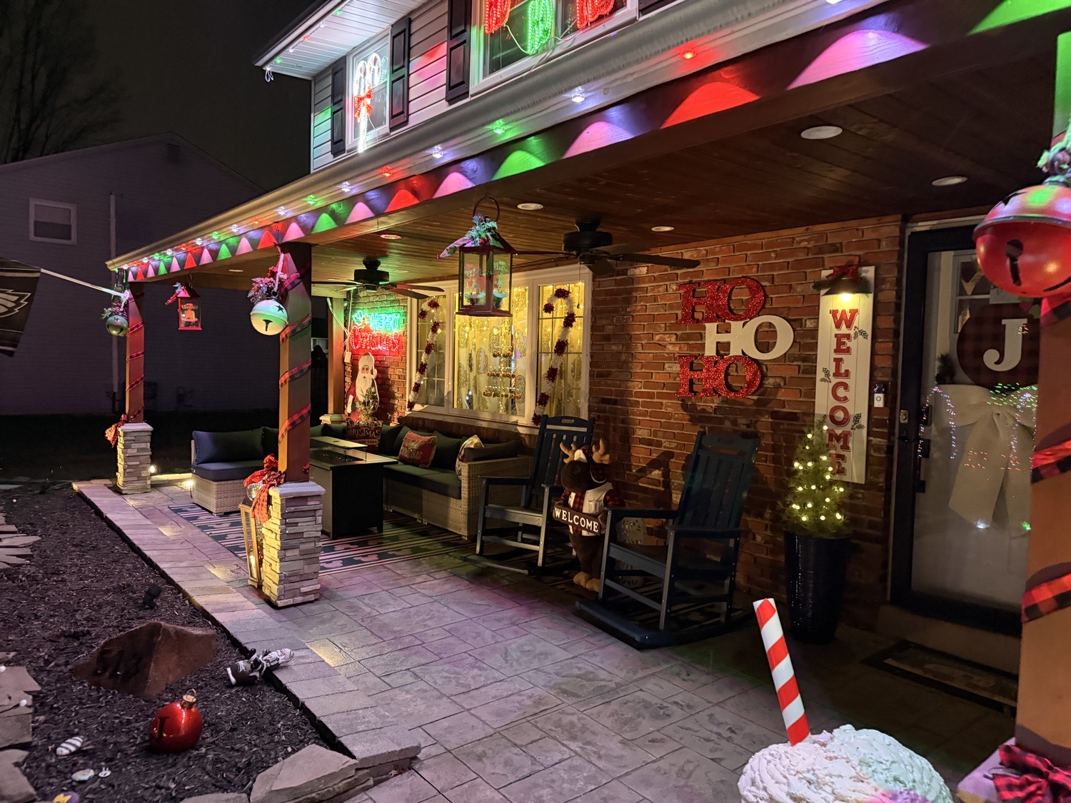 Merry Meetinghouse Village, Christmas lights in Hatboro, PA (photo 1)
